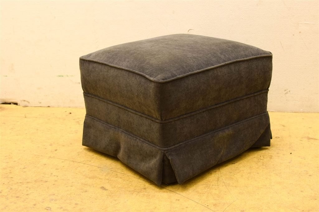 Hocker van stof 45238, Gebruikt, 125 cm of meer, Vierkant, Ophalen of Verzenden