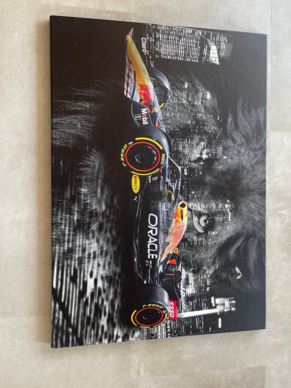 Red Bull Racing F1 Canvas Schilderij - Max Verstappen, Ophalen