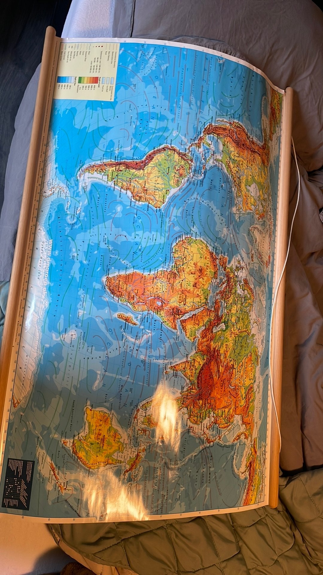 Wereldkaart, Ophalen of Verzenden