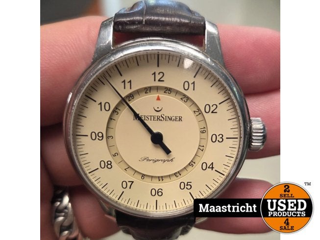 MeisterSinger  Perigraph 43mm | Nwpr 2.390 Euro, Flex Ltd., Zo goed als nieuw, https://flex.com/contact-us, Nobelstraat 10, 5807 GA Oostrum LB, Limburg, Nederland