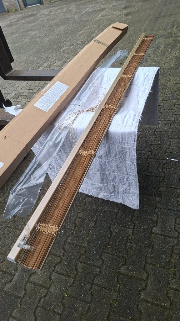 Zeer mooie GOUDE Jaloezie Aluminium Luxaflex NIEUW, Ophalen, ., Overige kleuren, 200 cm of meer