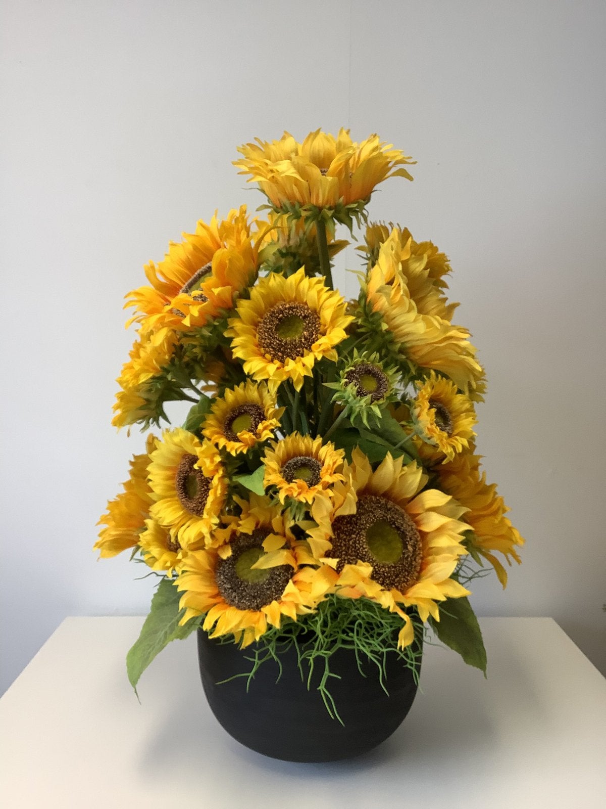 Giga zonnebloemen stuk in kunststof pot 90 hoog, Ophalen, Zo goed als nieuw
