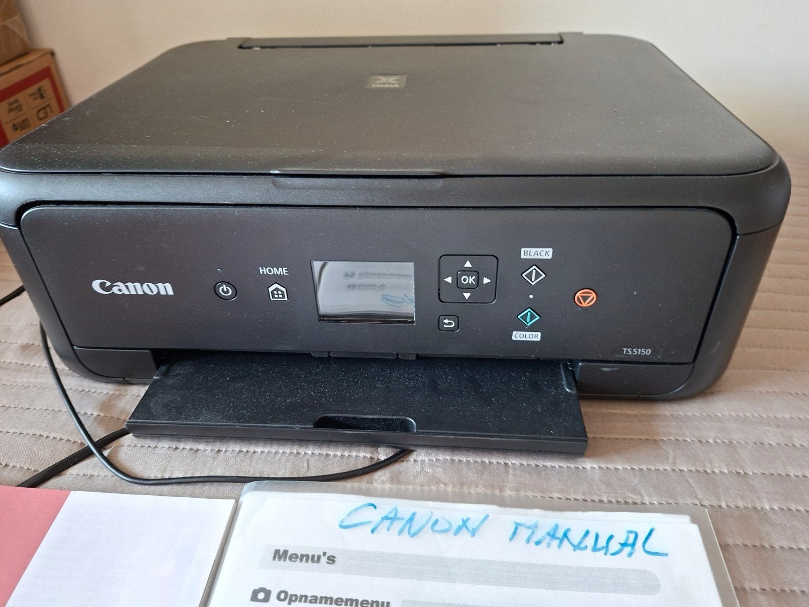 Canon Pixma TS5150 All-in-One Printer met extra inkt, Kleur printen, Gebruikt, Canon, Inkjetprinter