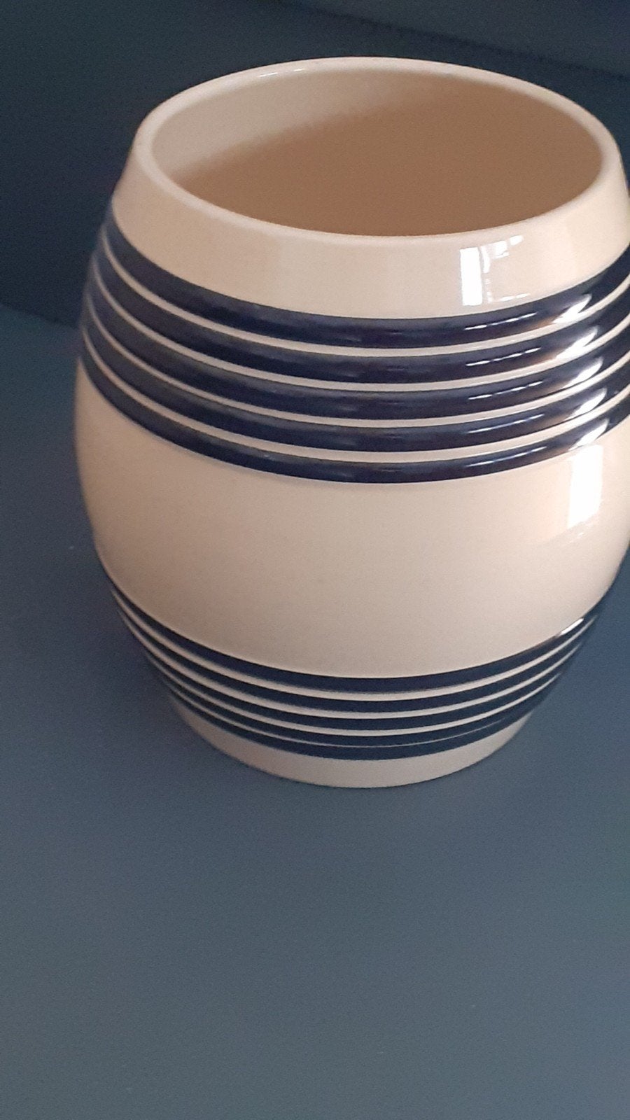 Petrus Regout bandenpot - 17cm hoog, Ophalen of Verzenden