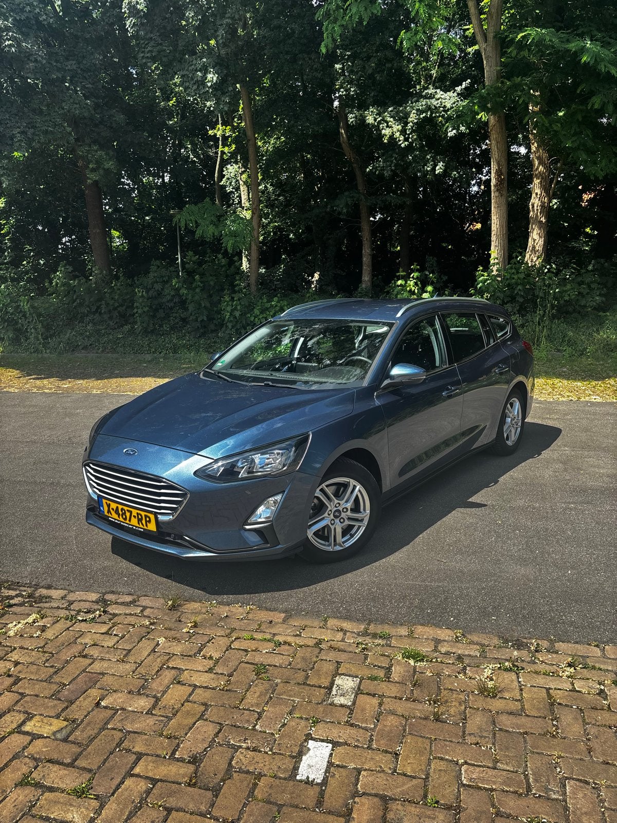 Ford Focus 1.0 Ecoboost 125pk 2020 Blauw, Zwart, Lane Keeping Assist, Blauw, Stationwagon