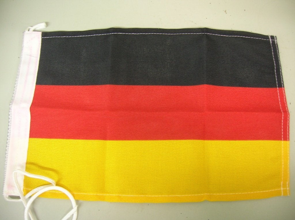Vlag Duitsland, 20 x 30 cm, Watersport en Boten, Ophalen of Verzenden, Nieuw, Overige typen