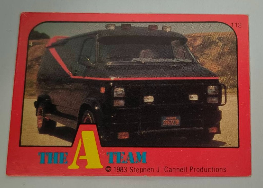 The A-Team Monty Gum 1983 no.112, Ophalen of Verzenden, Nieuw, Foto of Kaart