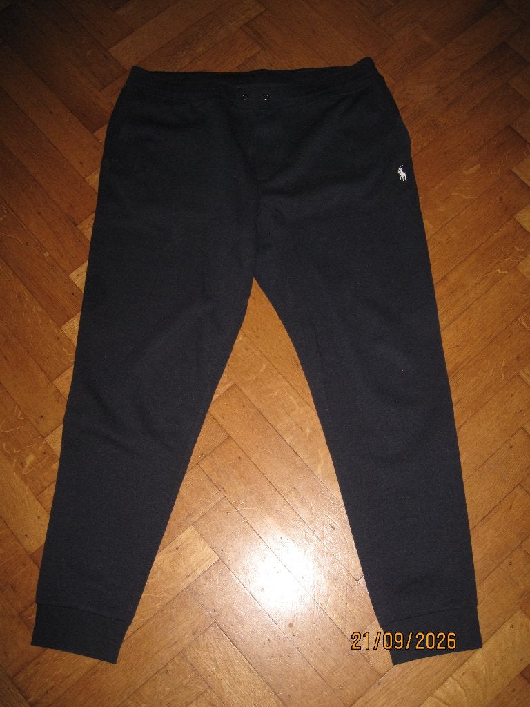 Ralph Lauren Polo zwarte sportbroek maat L, Maat 52/54 (L), Zwart, Ralph Lauren, Ophalen of Verzenden