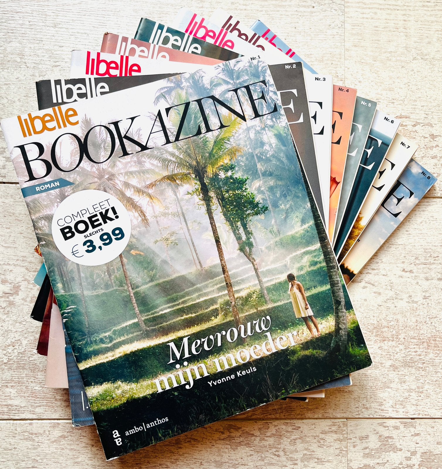 8 x Libelle Bookazine - No.1 t/m 8 -  2022 - Zie Fotos, Ophalen of Verzenden, Zo goed als nieuw, Diverse auteurs, Nederland