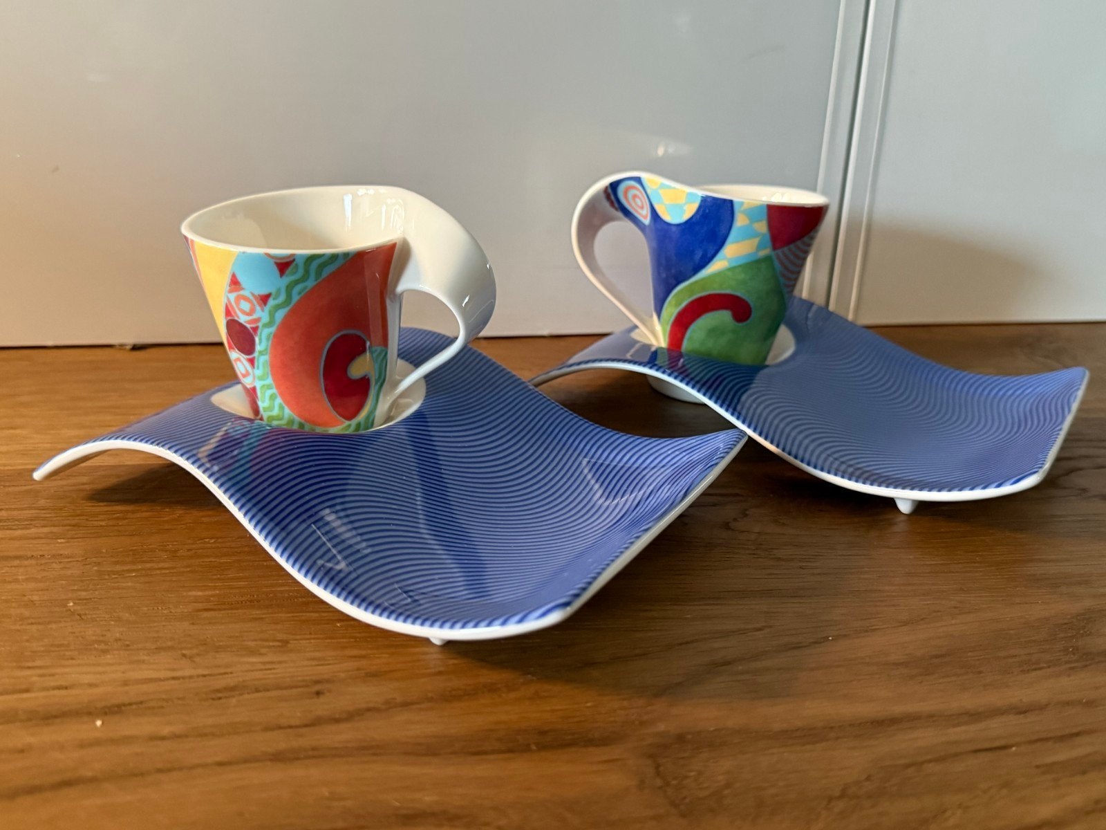 Villeroy & Boch NewWave Caffè  Manaus set  kop en schotels.., Villeroy & Boch, Nieuw, Ophalen of Verzenden, Modern