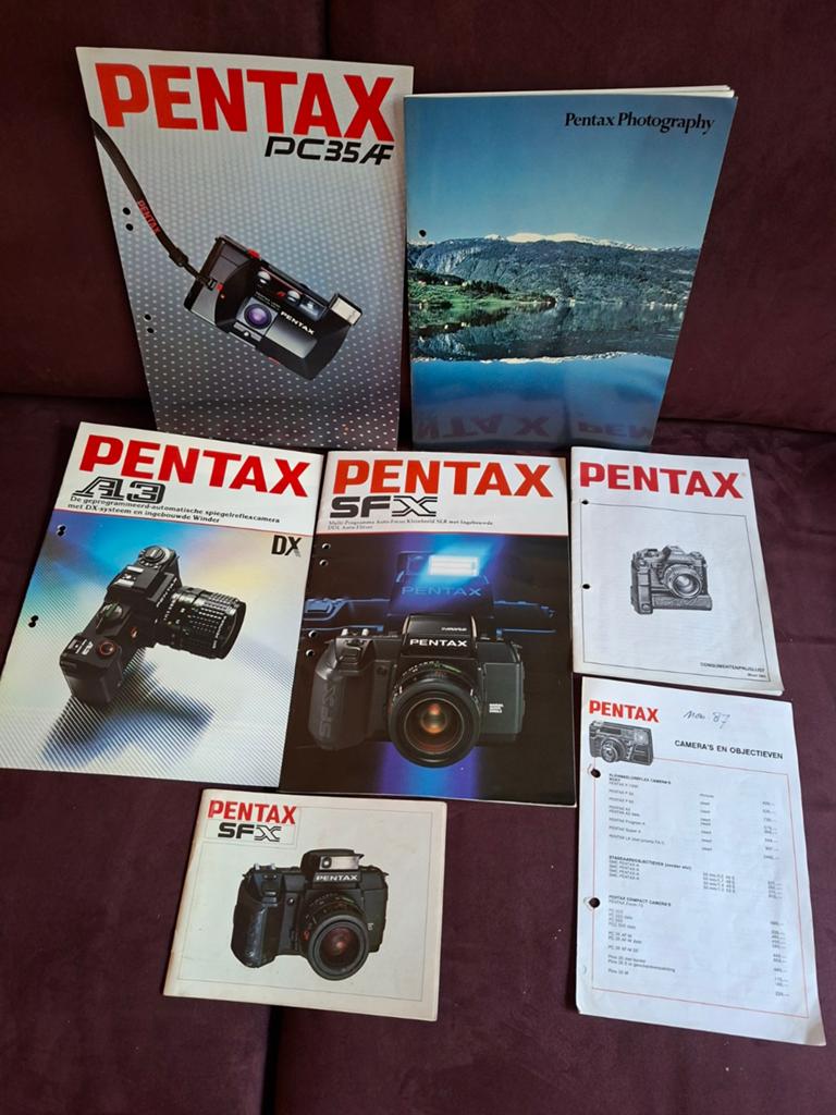 Oude Pentax folders., Ophalen of Verzenden