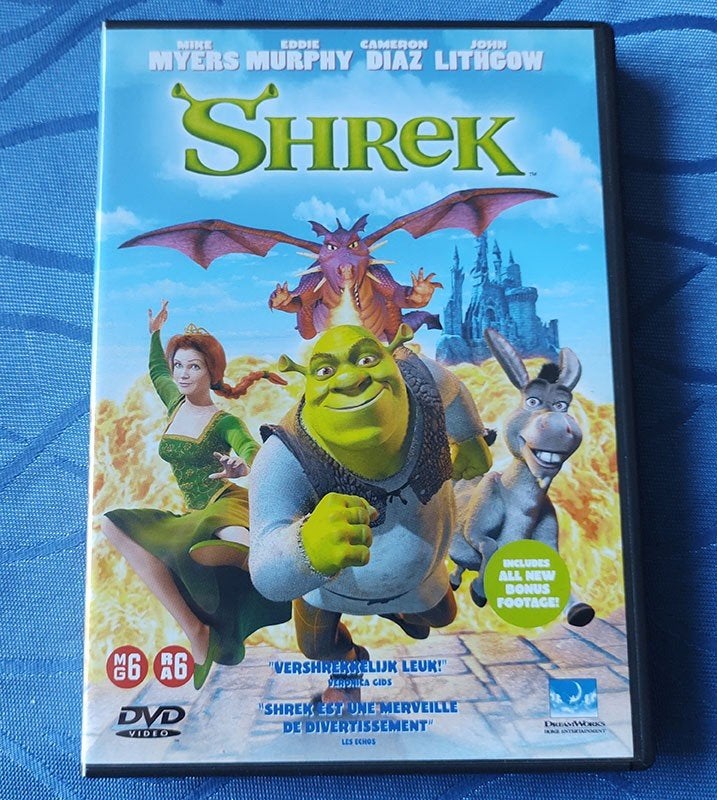Shrek DVD Eddie Murphy (nieuw), Alle leeftijden, Ophalen of Verzenden, Zo goed als nieuw, Amerikaans
