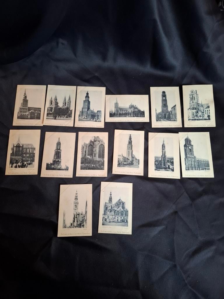 14 Plaatjes Hollandsche Kunst 1903 De Erven de Wed. V. Nelle, Ophalen of Verzenden