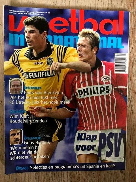 Voetbal International, 32e  jaargang, nr. 35, 1997, Ophalen, Gebruikt, Overige binnenlandse clubs, Boek of Tijdschrift