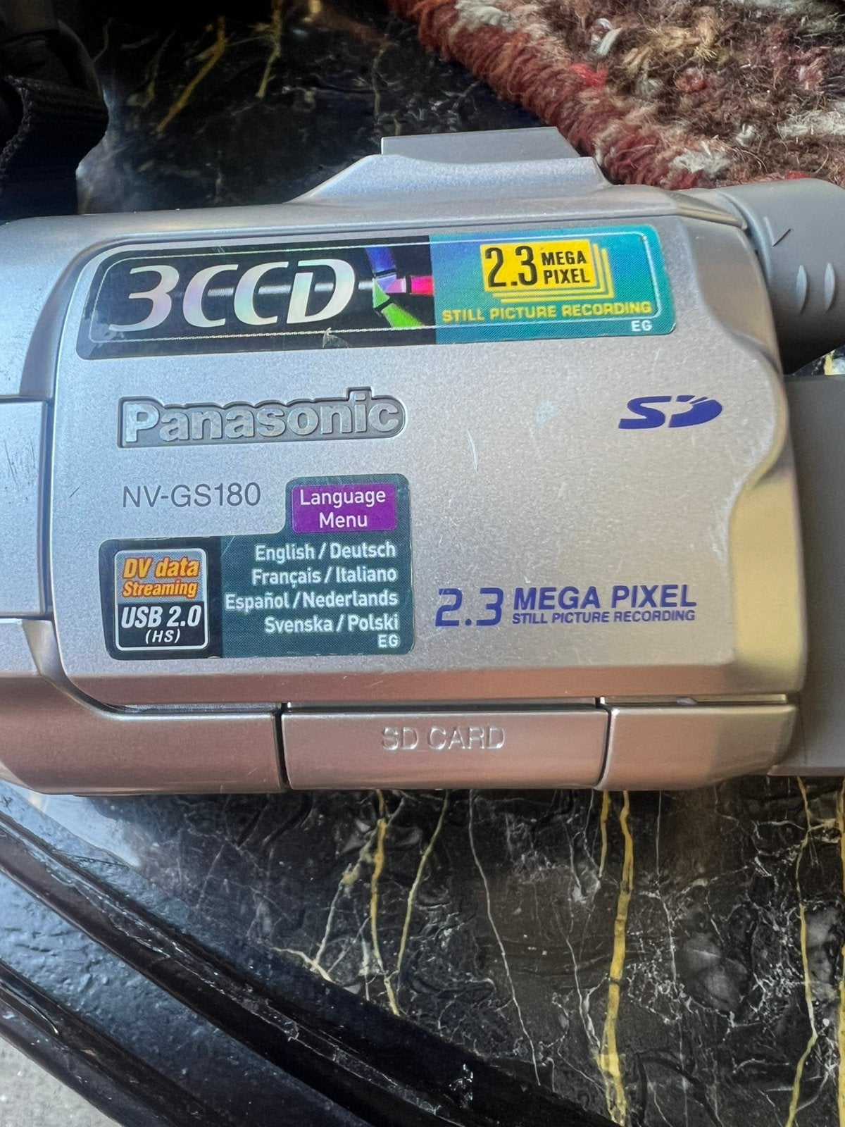 Panasonic video camera nv-gs180 met tas en div, Audio, Tv en Foto, Videocamera's Digitaal, Mini dv, Panasonic, 20x of meer, Ophalen of Verzenden