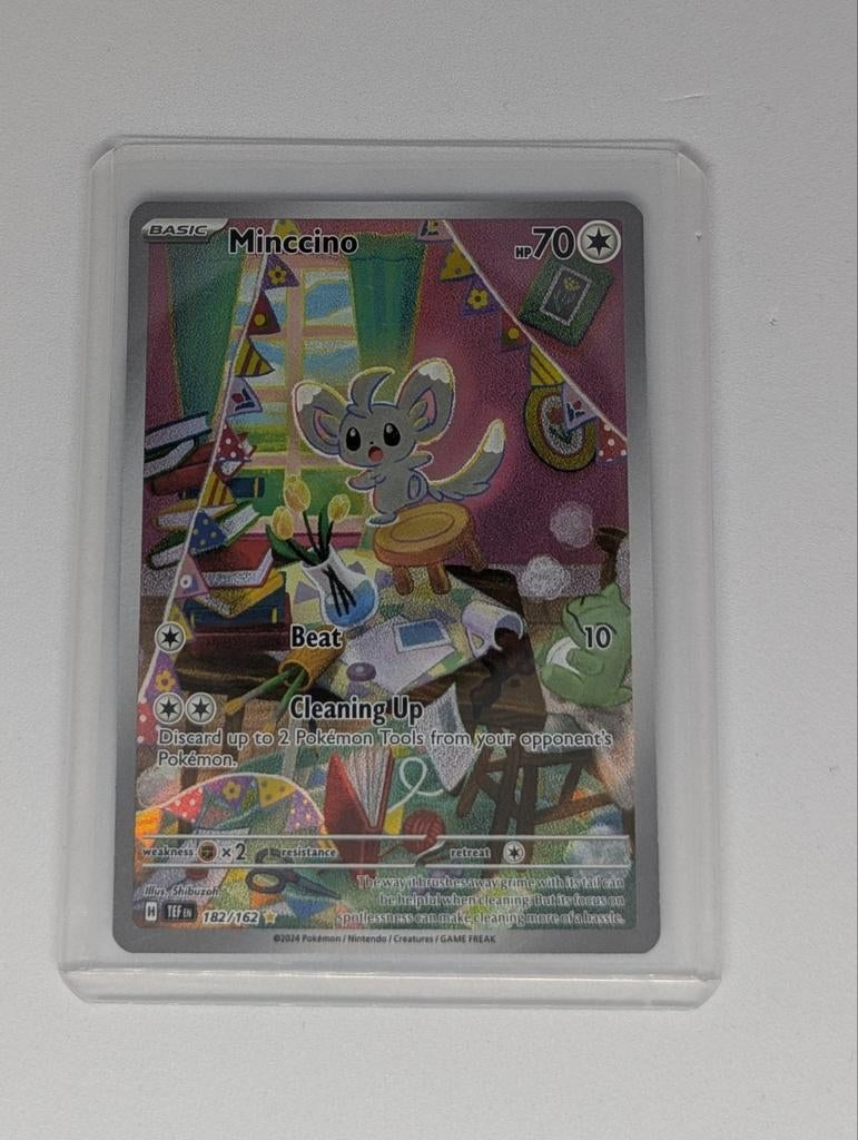 Minccino (TEF 182) EN, Ophalen of Verzenden, Nieuw, Losse kaart, Foil