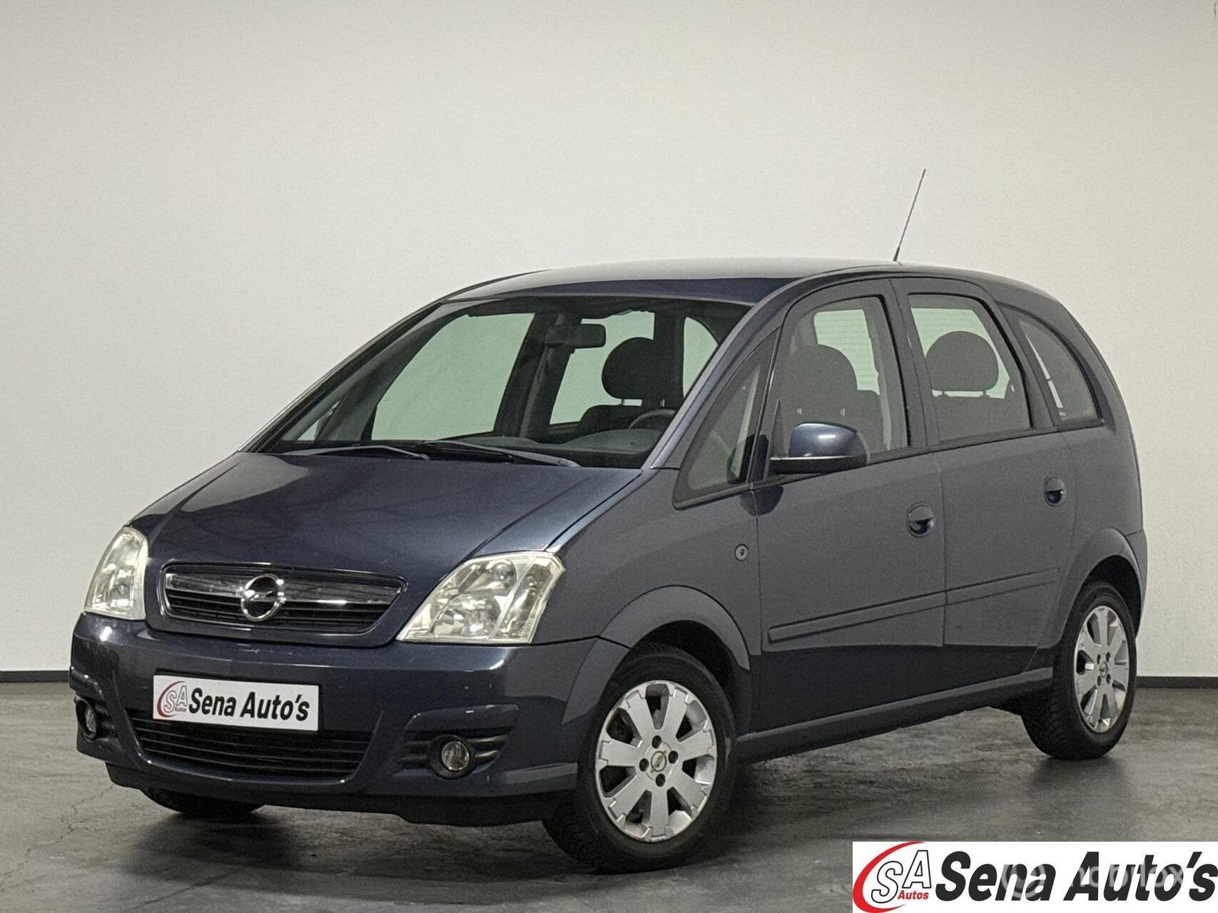 Opel Meriva 1.6-16V Temptation/ Airco/Cruise/ NW. Apk, Voorwielaandrijving, Gebruikt, Zwart, 4 cilinders
