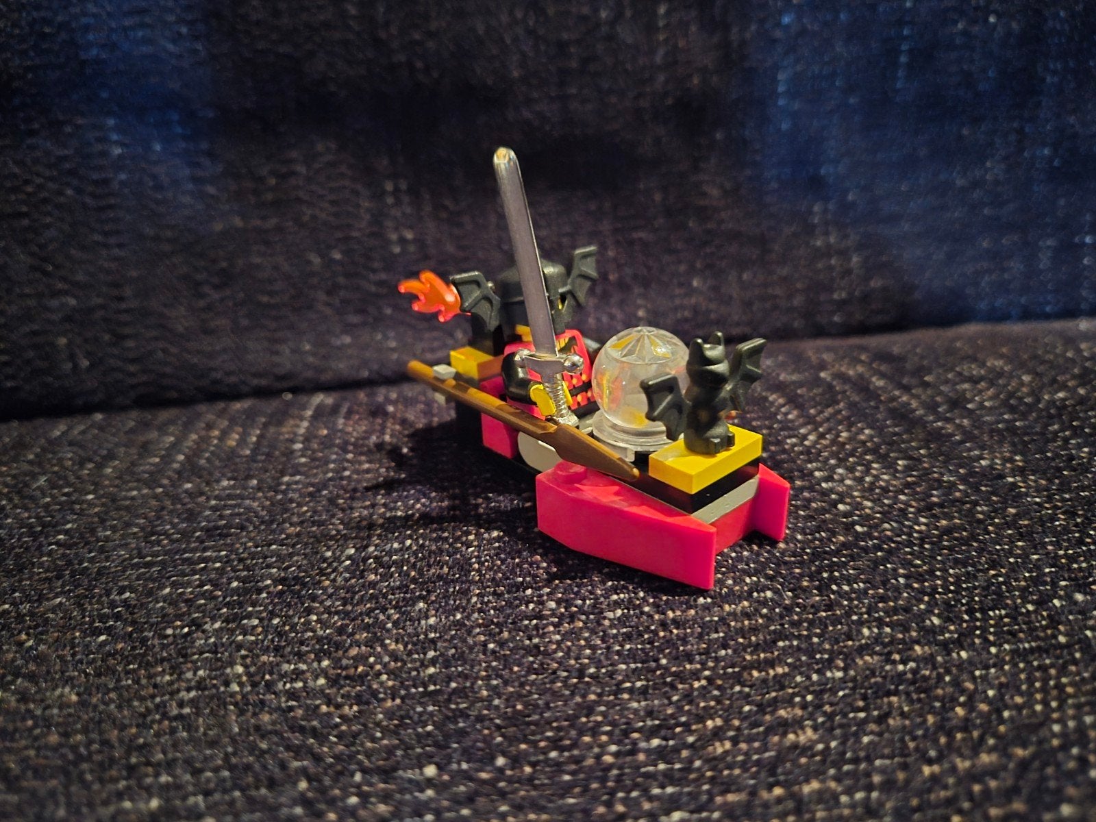 LEGO 2848 Fright Knights Flying Machine (1997) + Handleiding, Gebruikt, Overige thema's, Lego, Compleet