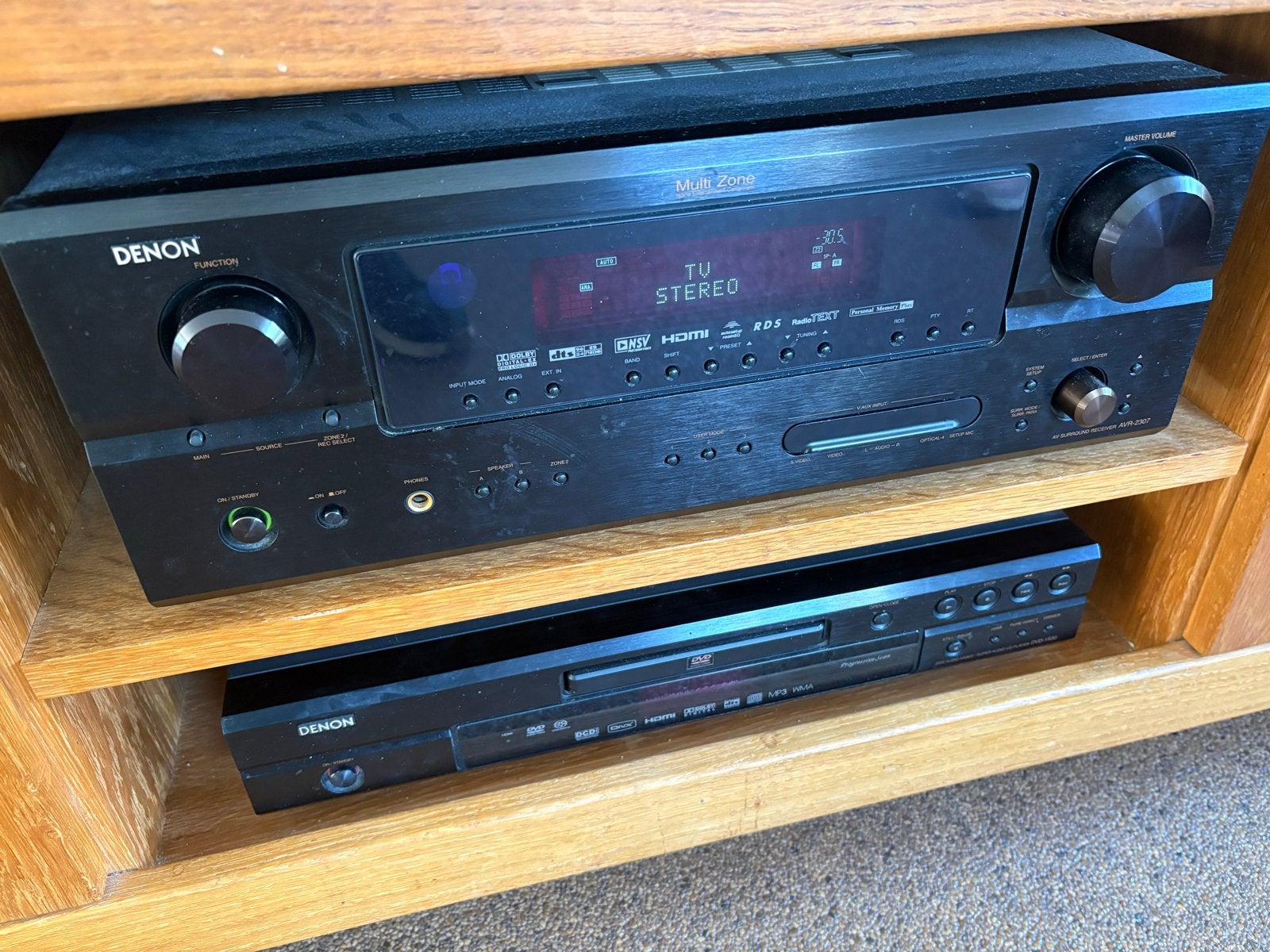 Denon AVR-2307 Multimedia Versterker - Uitstekende Staat, Ophalen, Denon, Zo goed als nieuw, 120 watt of meer