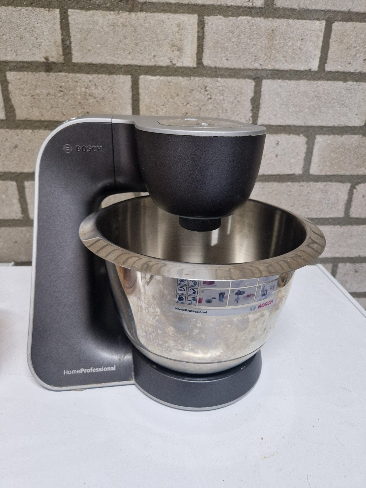 Bosch MUM5 keukenmachine met diverse accessoires, Ophalen, 4 liter of meer, Gebruikt, 3 snelheden of meer