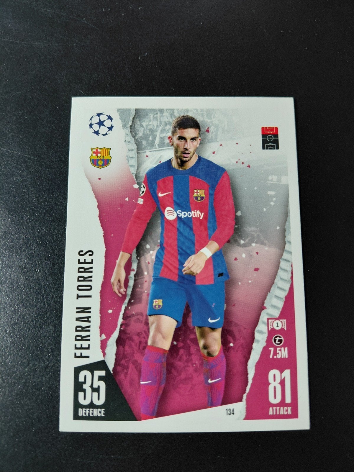 ferran torres (fc barcelona/psg) topps, Ophalen of Verzenden, Nieuw, Buitenlandse clubs, Spelerskaart