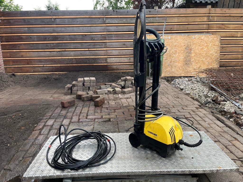 Karcher 490 met riool ontstoppingsslang, Tuin en Terras, Hogedrukreinigers, Ophalen, Gebruikt, Elektrisch
