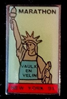 New York- Marathon 91 pin, Verzamelen, Verzenden, Nieuw, Stad of Land, Speldje of Pin