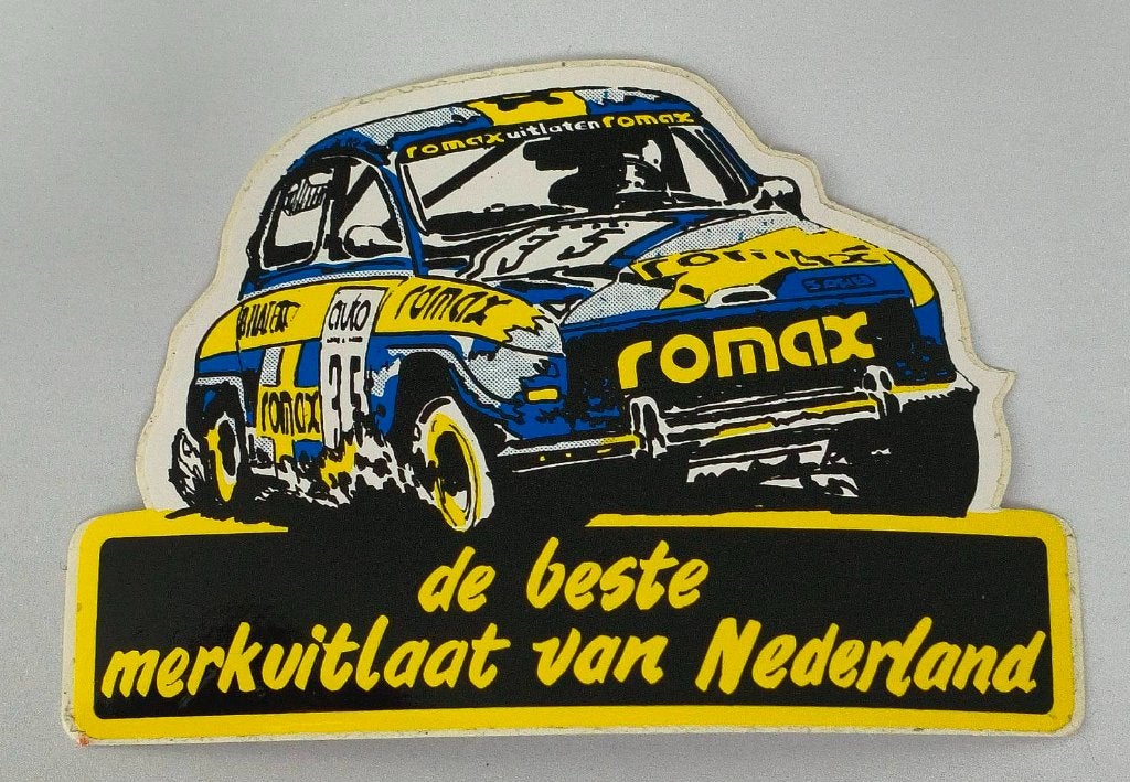 Sticker Romax uitlaten, Ophalen of Verzenden, Zo goed als nieuw, Merk