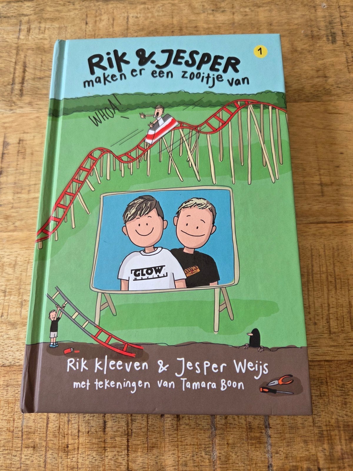 Rik Kleeven - Rik en Jesper maken er een zooitje van, Ophalen, Fictie algemeen, Rik Kleeven; Jesper Weijs, Zo goed als nieuw