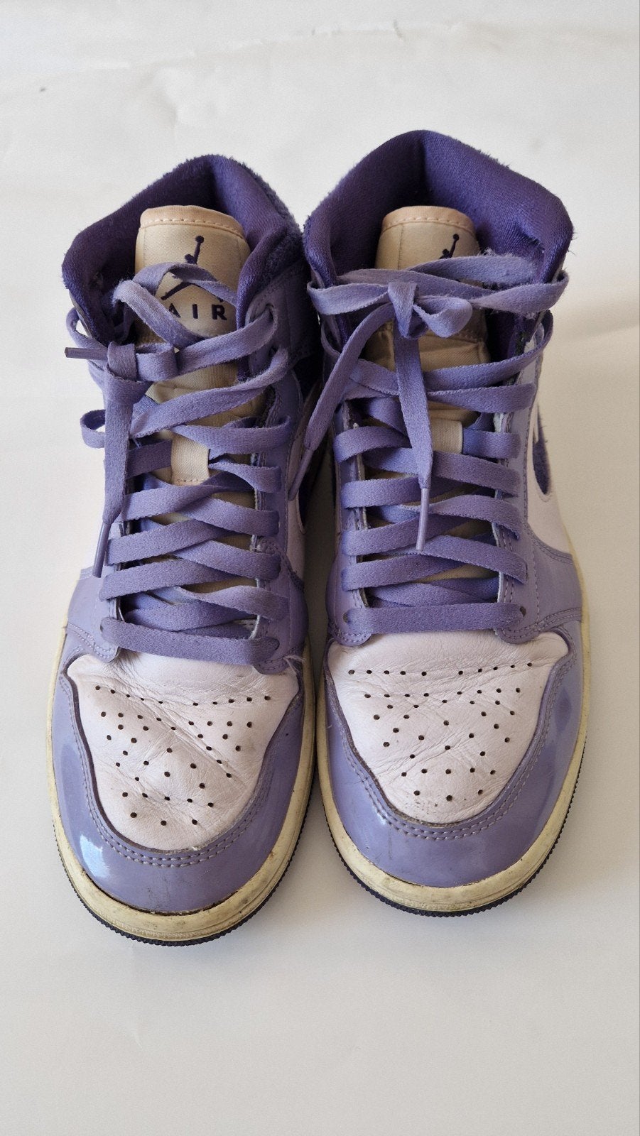 Nike Air Jordan 1 Mid Paars/Wit - Maat 40, Ophalen of Verzenden