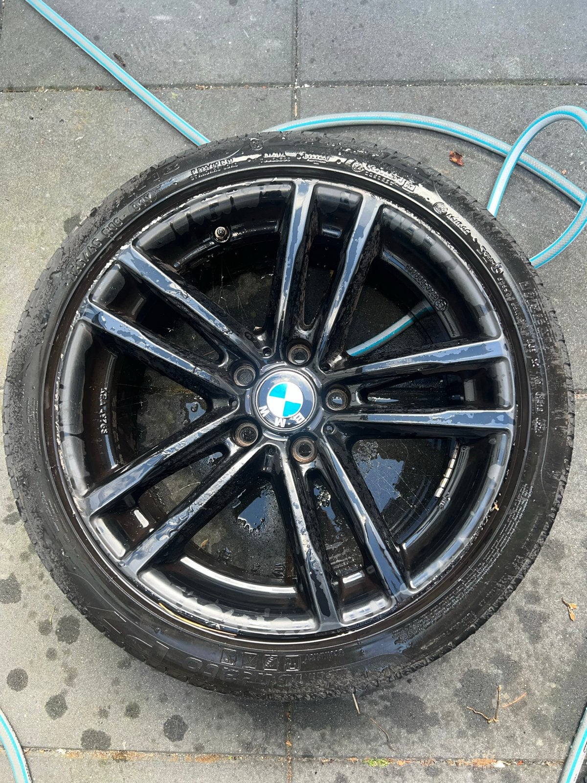 BMW 18 inch velgen met zomerbanden - 225/45 R18, Auto-onderdelen, Ophalen, Gebruikt