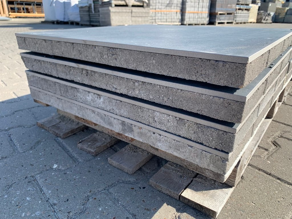 Terrastegel 60x60 keramiek op beton Siena Antracit - J&W 33, Tuin en Terras, Ophalen, Keramiek, Nieuw, Minder dan 5 m²
