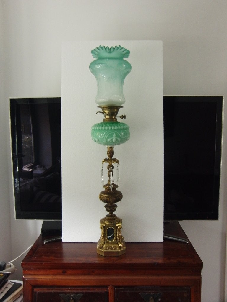 Olie lamp, Antiek en Kunst, Ophalen