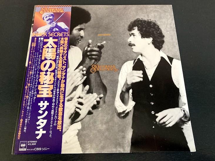 Santana “Inner Secrets” LP uit Japan, Gebruikt, 12 inch, Poprock, Inclusief obi