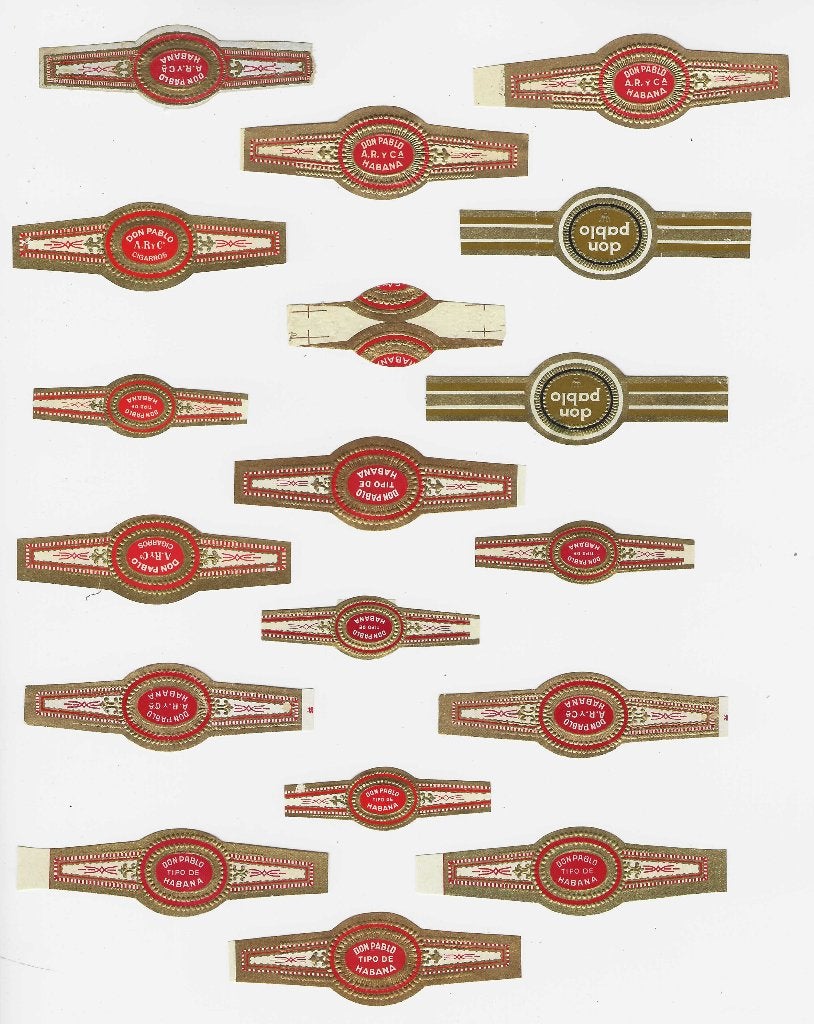 klassiek blad 261 don pablo   sigarenbanden, Verzamelen, Ophalen of Verzenden, Zo goed als nieuw, Sigarenbandjes