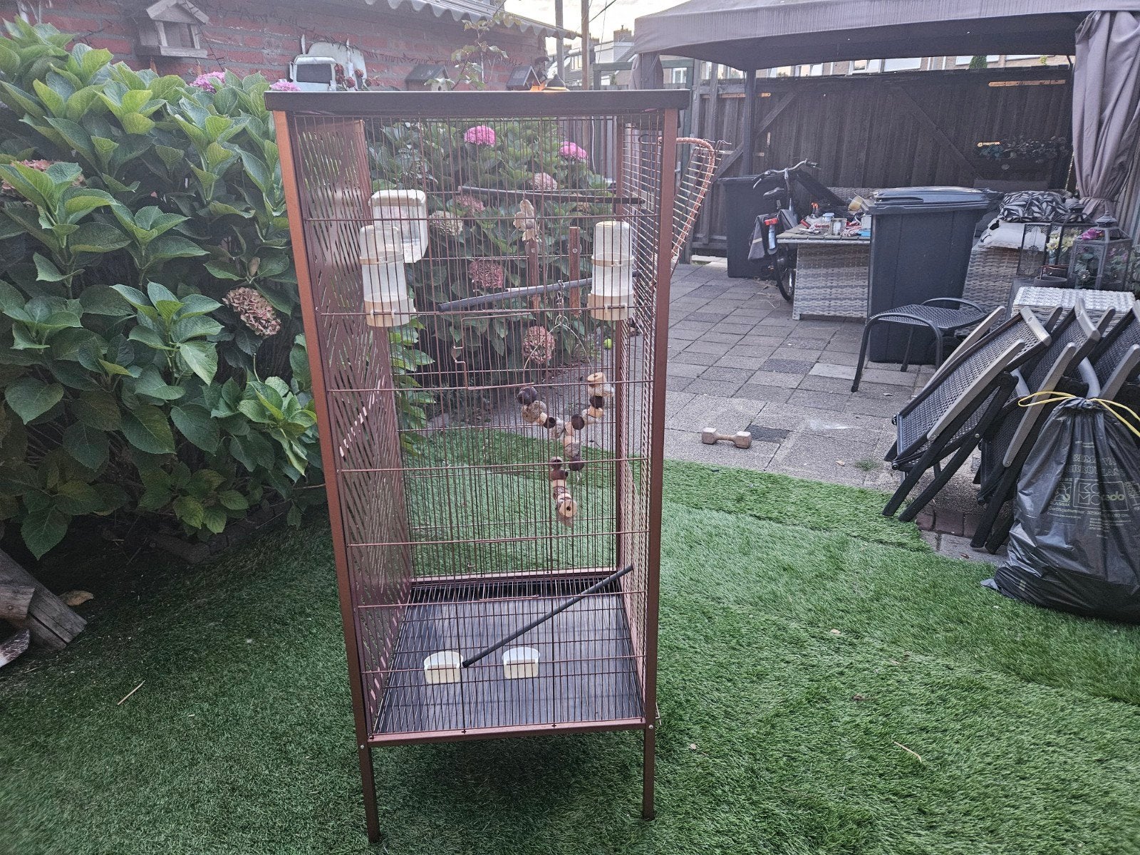 Vogel volière, Ophalen, Zo goed als nieuw, Metaal, Volière