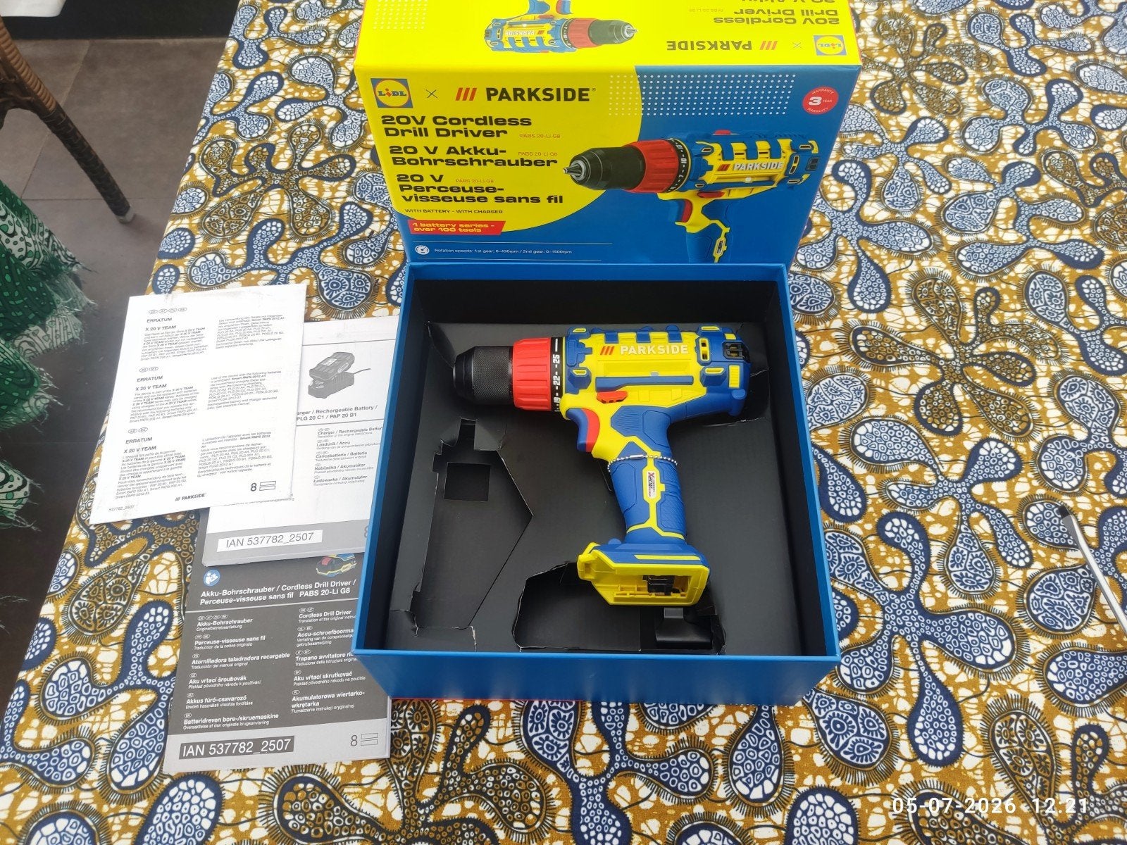 100% Nieuw Speciale Body only jubileum 20jaar Parkside 20v, Doe-het-zelf en Verbouw, Gereedschap | Machine-onderdelen en Toebehoren