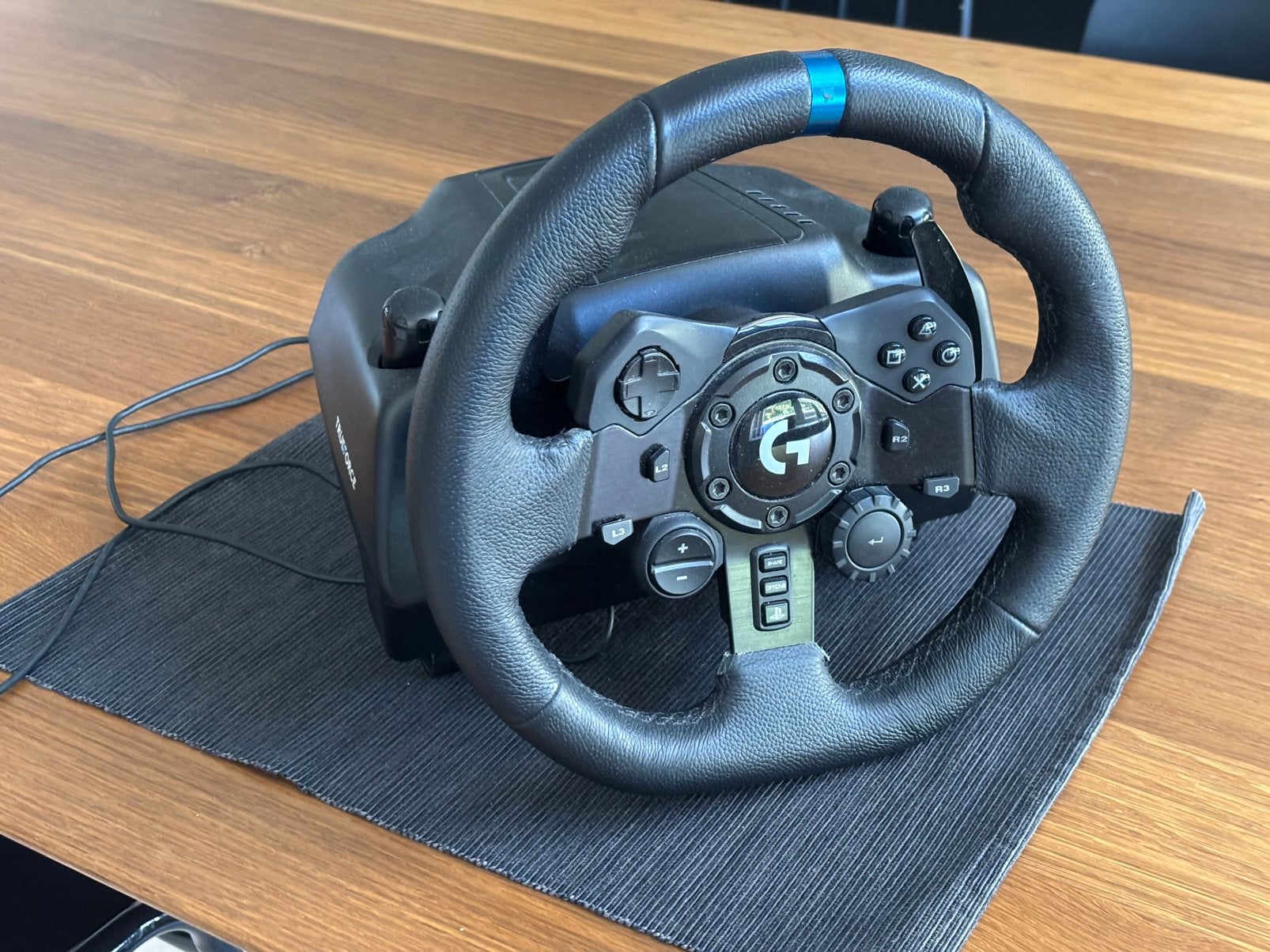 Logitech G923, Spelcomputers en Games, Spelcomputers | Overige Accessoires, Ophalen, Racestuur, Force feedback, PlayStation
