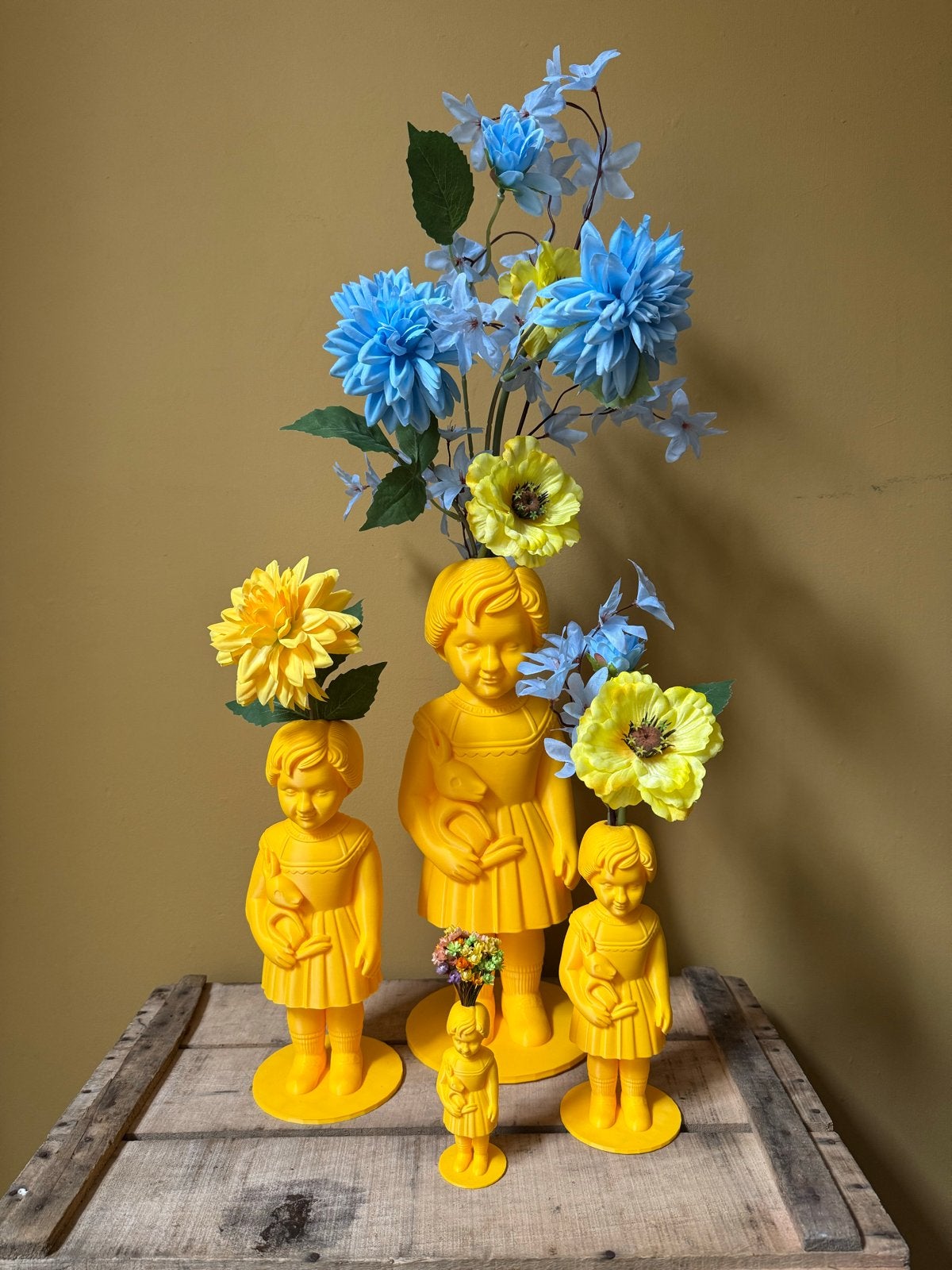 Clonette 3D-geprinte vaasjes met kunst- of droogbloemen, Ophalen of Verzenden, Nieuw, 3D-geprint, Kunststof