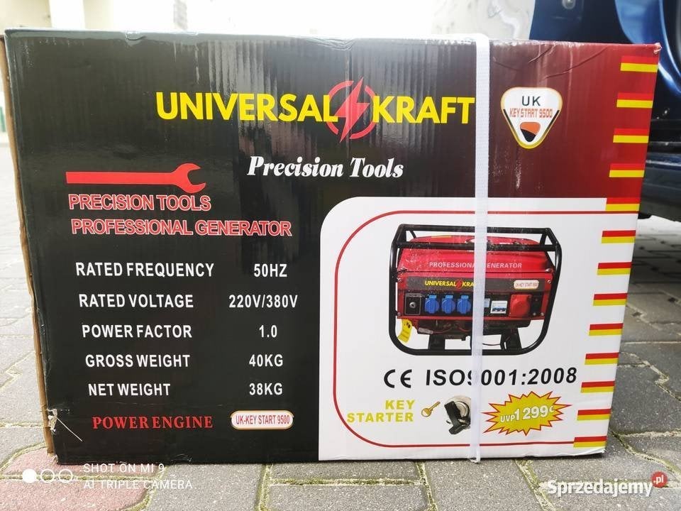 Universal Kraft Generator - keystart en Trekstart aanwezig., Ophalen, Elektrisch startend, Benzine, Onbekend