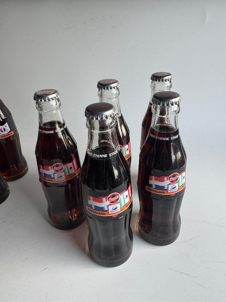 Coca Cola flesjes WK 1998, Ophalen of Verzenden, Zo goed als nieuw, Verpakking