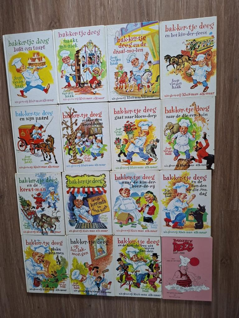 Bakkertje deeg boeken - Collectie 16 delen, Boeken, Ophalen, Gelezen, Joop van den Haak, Fictie algemeen