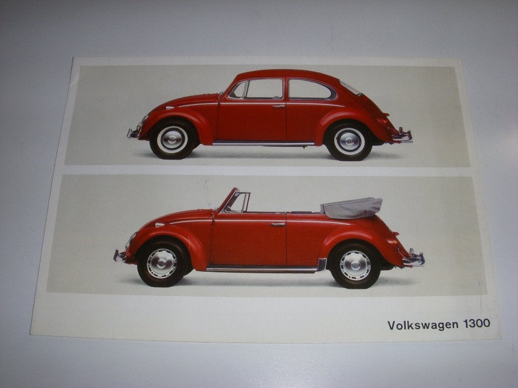 Speciale folder Volkswagen Kever 1965 kleuren, Ophalen of Verzenden, Zo goed als nieuw, Volkswagen VW, Volkswagen