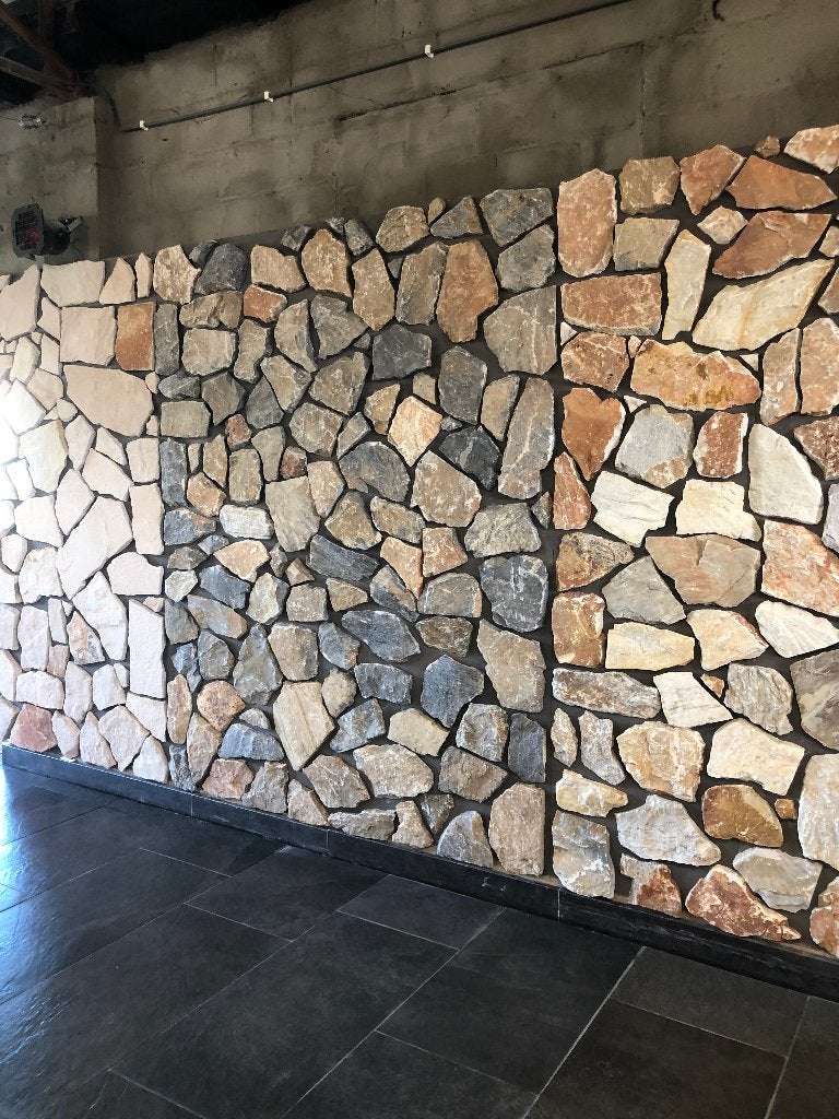 steenstrips muurbekleding natuursteen diverse uitvoeringen, Tuin en Terras, Keramiek, Nieuw, Ophalen of Verzenden, 10 m² of meer