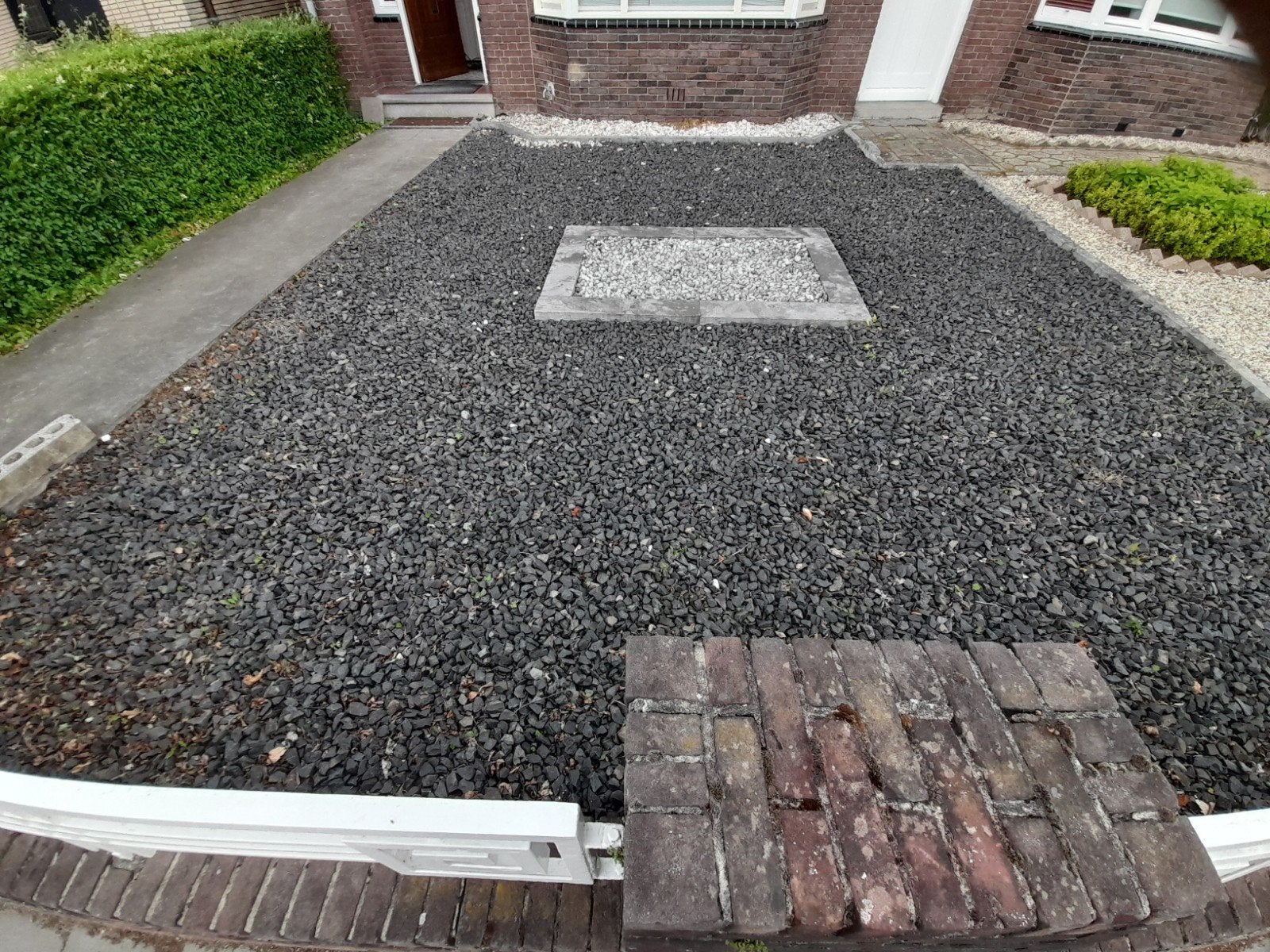 Zwart grind voor tuin of oprit, Ophalen, Overige materialen, Gebruikt, Zwart
