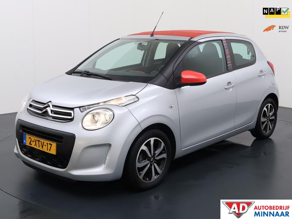 Citroën C1 1.2 PureT AirS Shine | Cabriotop | Cruisecontrol, Auto's, Euro 5, Gebruikt, 1199 cc, 840 kg