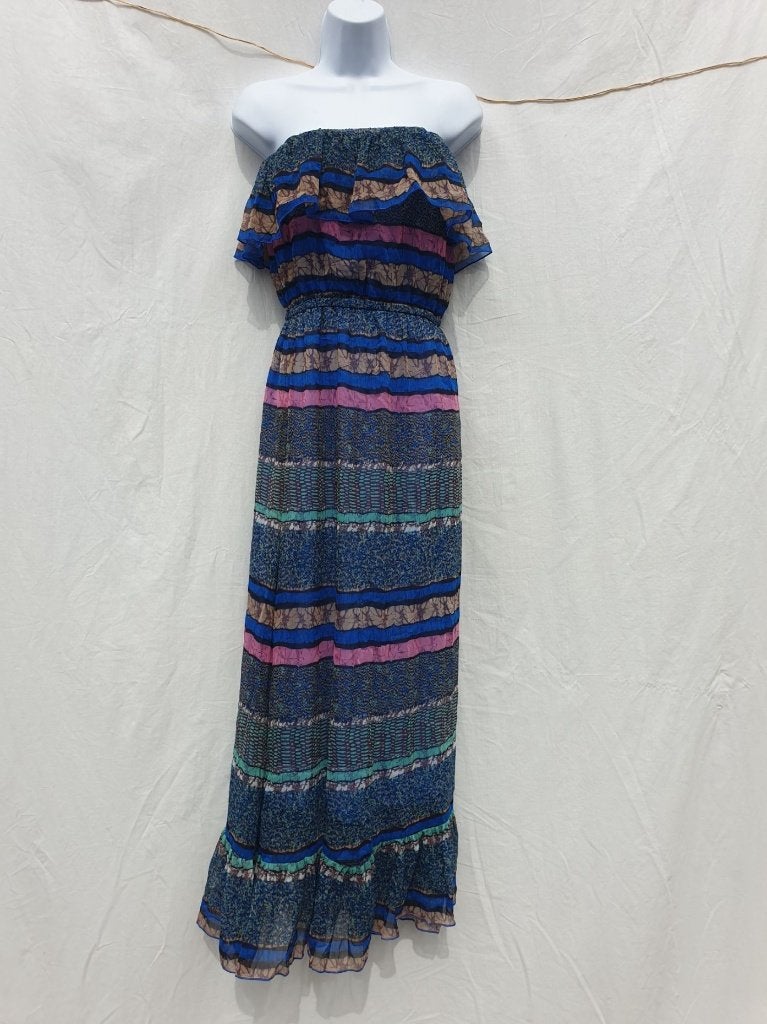 Hele gave lange jurk, blote schouders . mt S. Merk Lavand, Kleding | Dames, ., Ophalen of Verzenden, Zo goed als nieuw, .