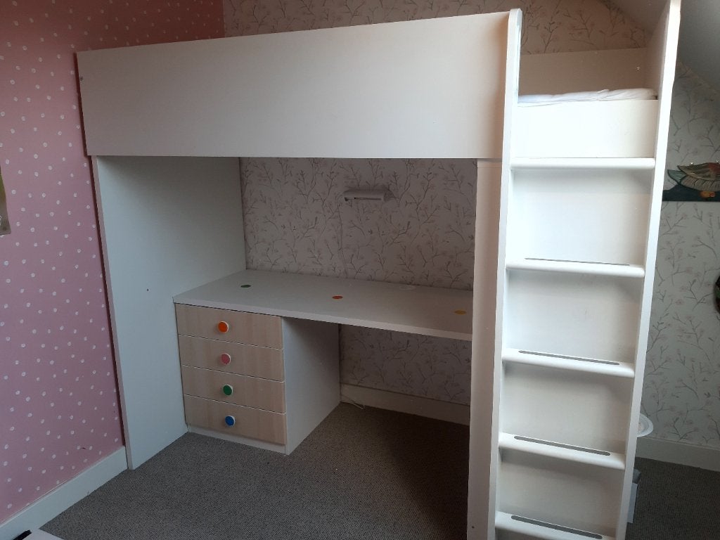 Ikea hoogslaper, Ophalen, Gebruikt, Eenpersoons, 200 cm