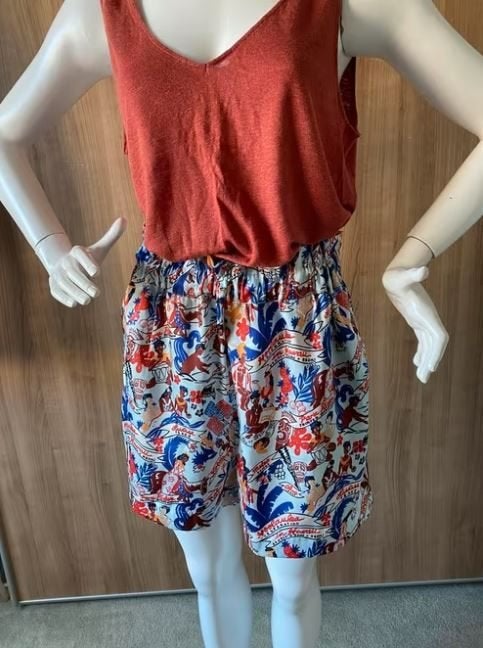 Scotch & Soda Keoni Aloha Hula Drapey Shorts, Maat 38/40 (M), Kort, Meerkleurig, Scotch & Soda