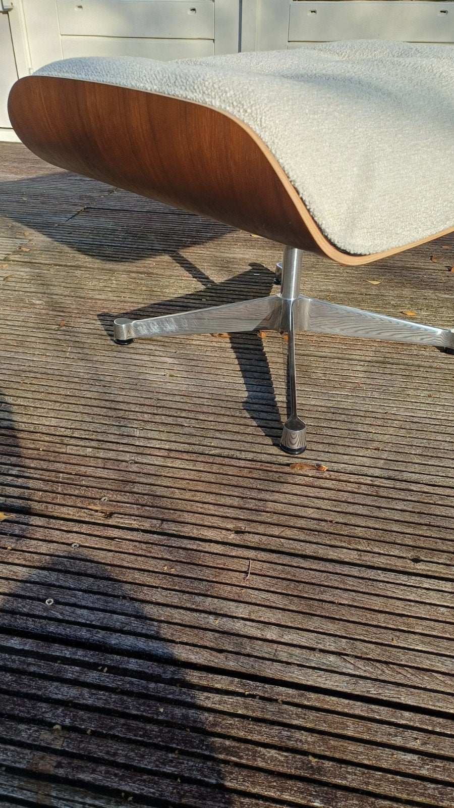 Eames Vitra Ottoman Hocker., Ophalen, Wit, Gemerkt, Object